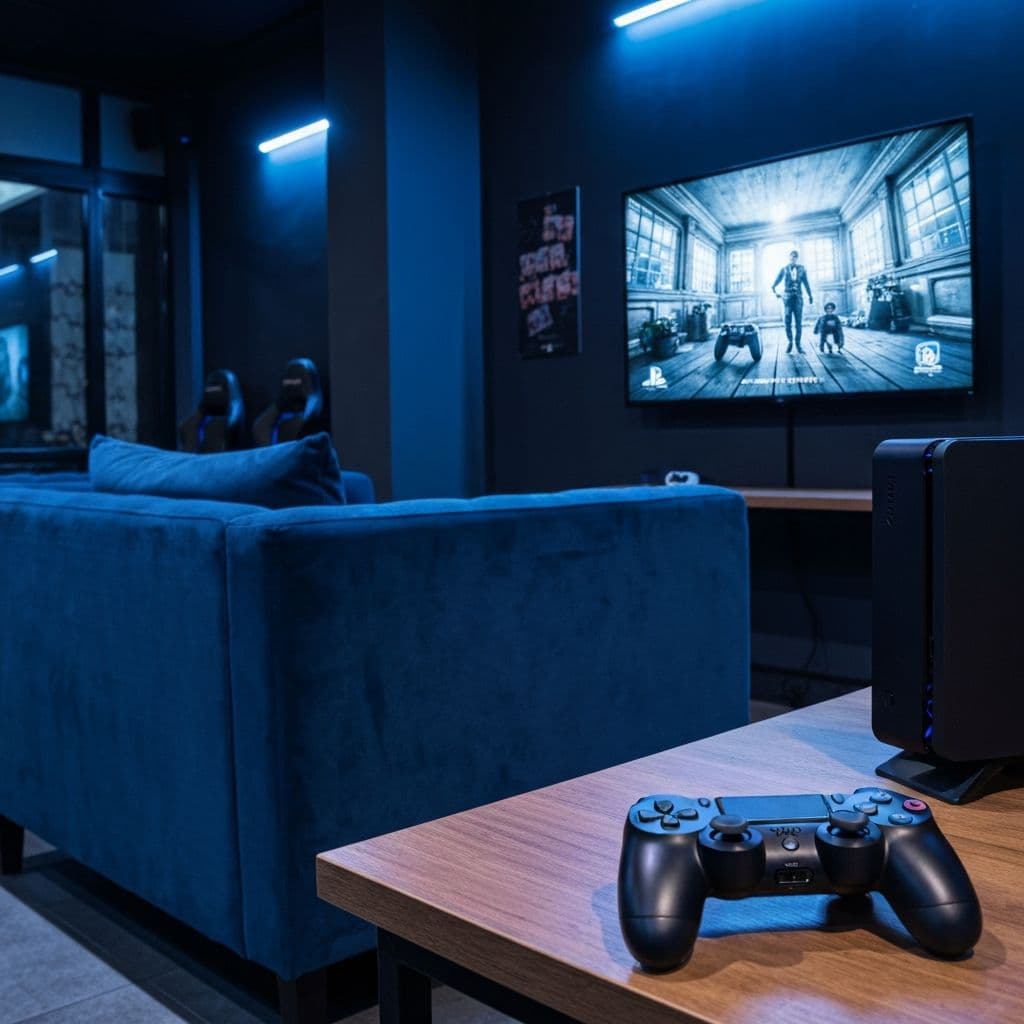 PlayStation 4 console gaming station